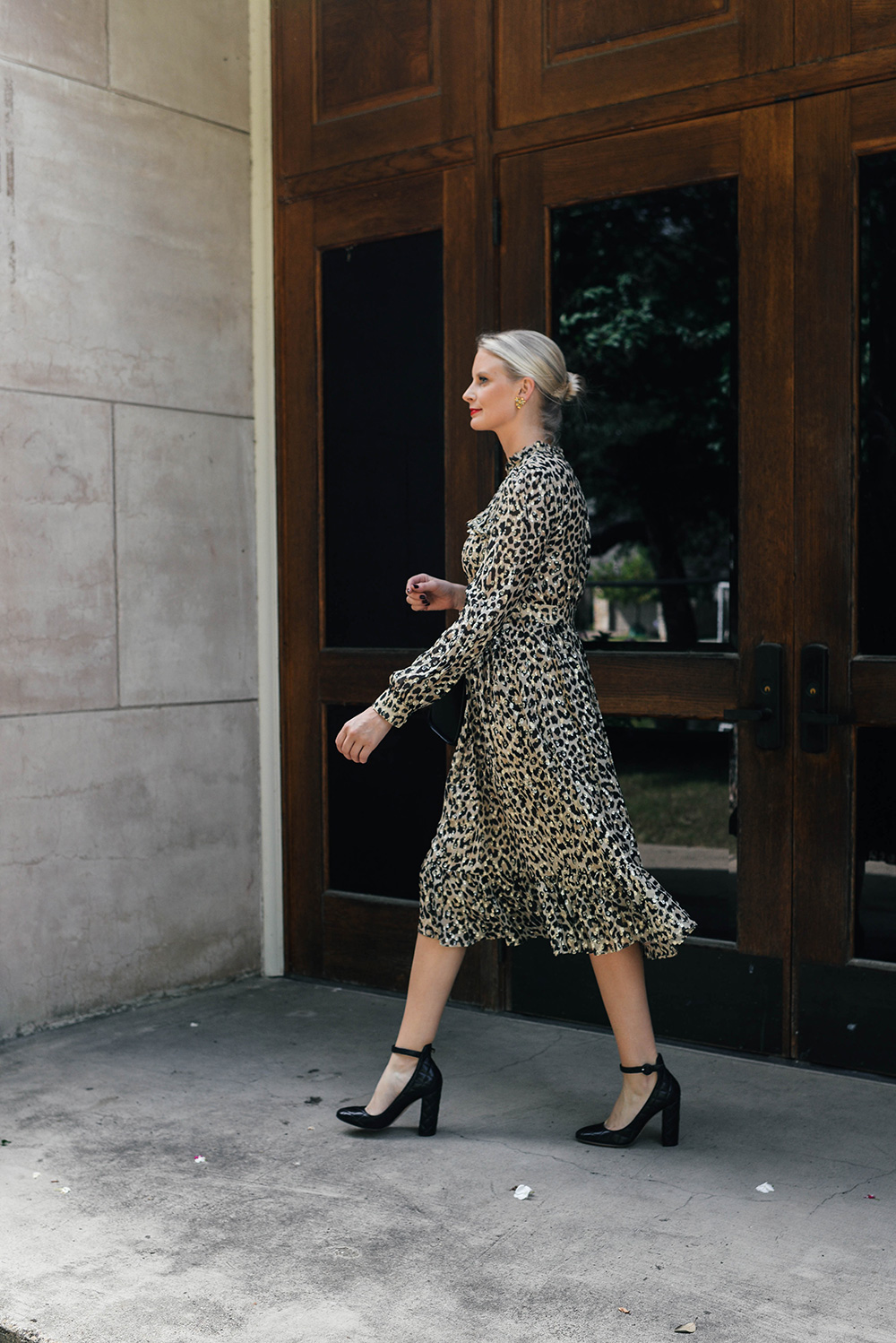 Kate Spade New York Leopard Midi Dress | The Style Scribe