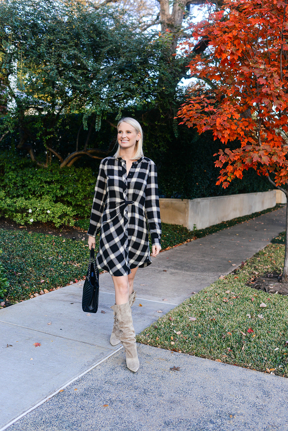 10 Crosby Derek Lam Plaid Shirtdress | Holiday Party Outfit Guide