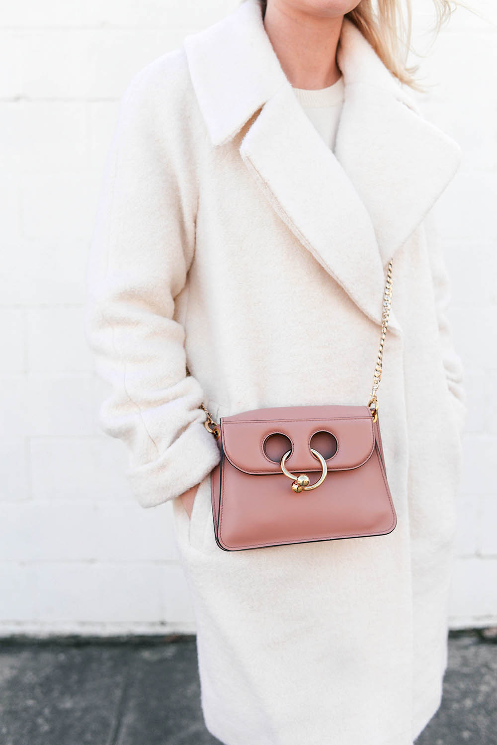 JW Anderson Mini Pierce Bag in Pink | The Style Scribe