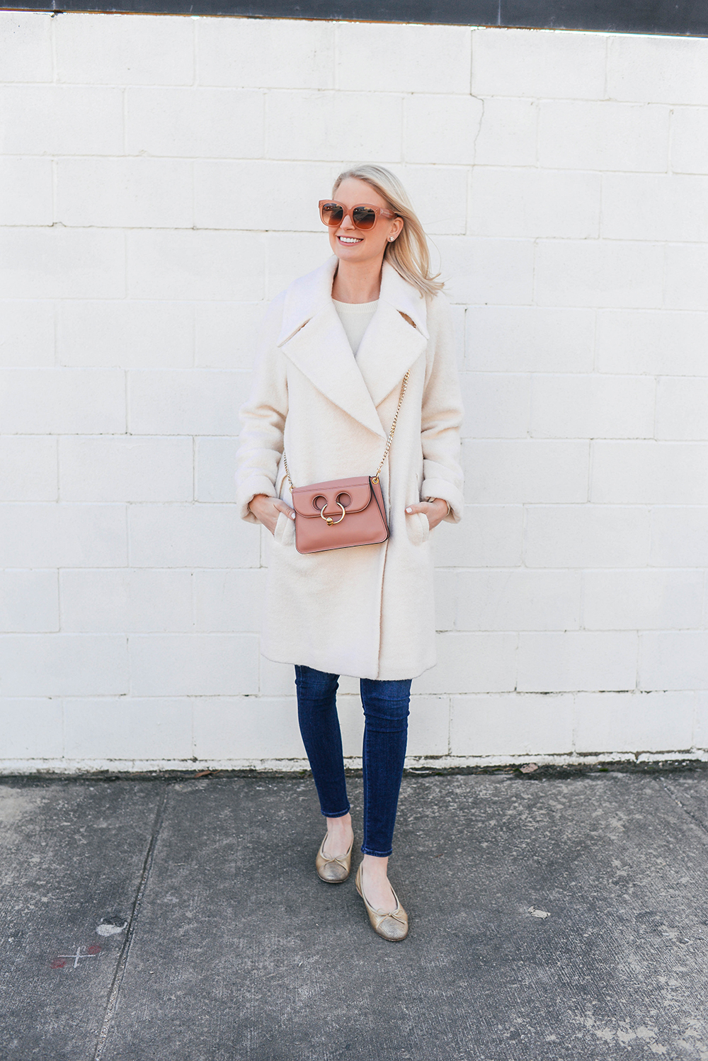 JW Anderson Pierce Bag in Pink | Dallas Style Blogger