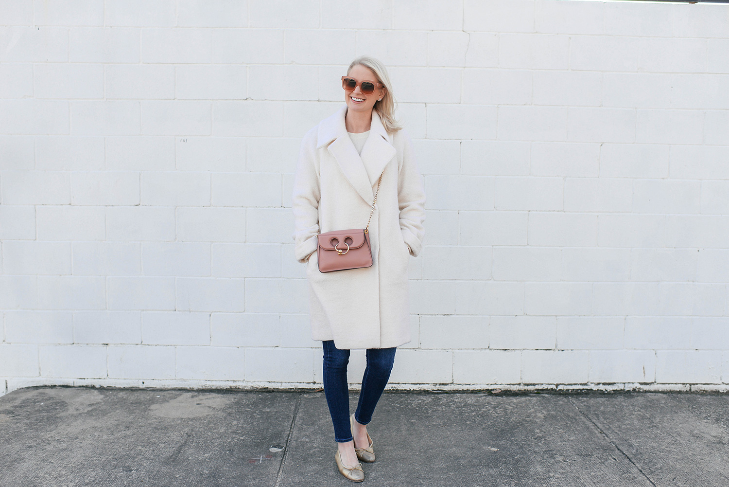 JW Anderson Pierce Bag in Pink | Dallas Style Blogger