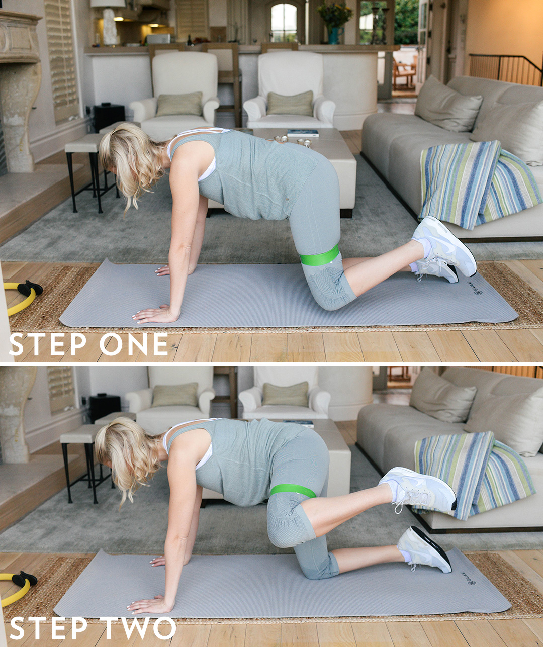 Lateral Knee Lifts | Five Hip Workouts You Can Do At Home 