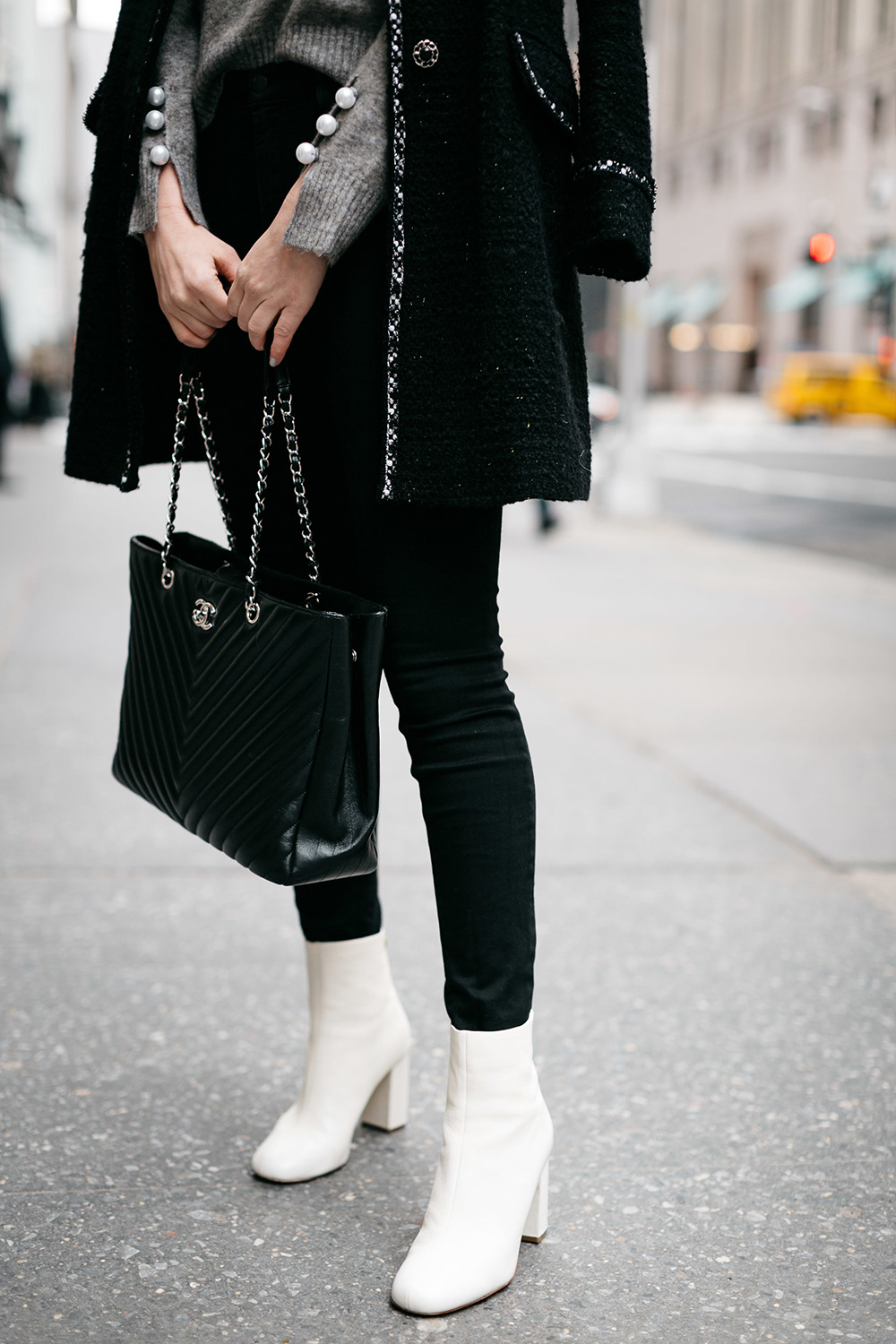 3.1 Phillip Lim Pearl-Sleeve Sweater | Dallas Style Bloggers