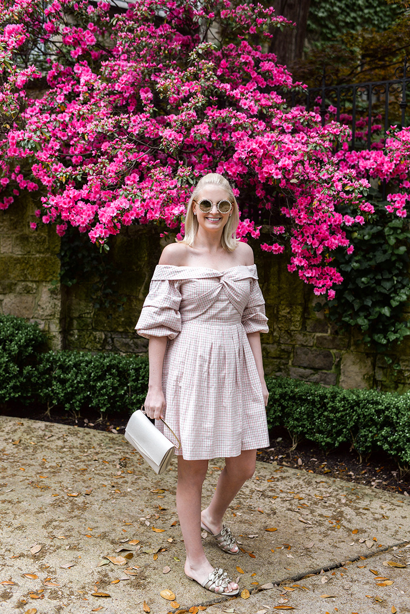Pink Gingham Dress For Spring | Dallas Style Blogger, Merritt Beck