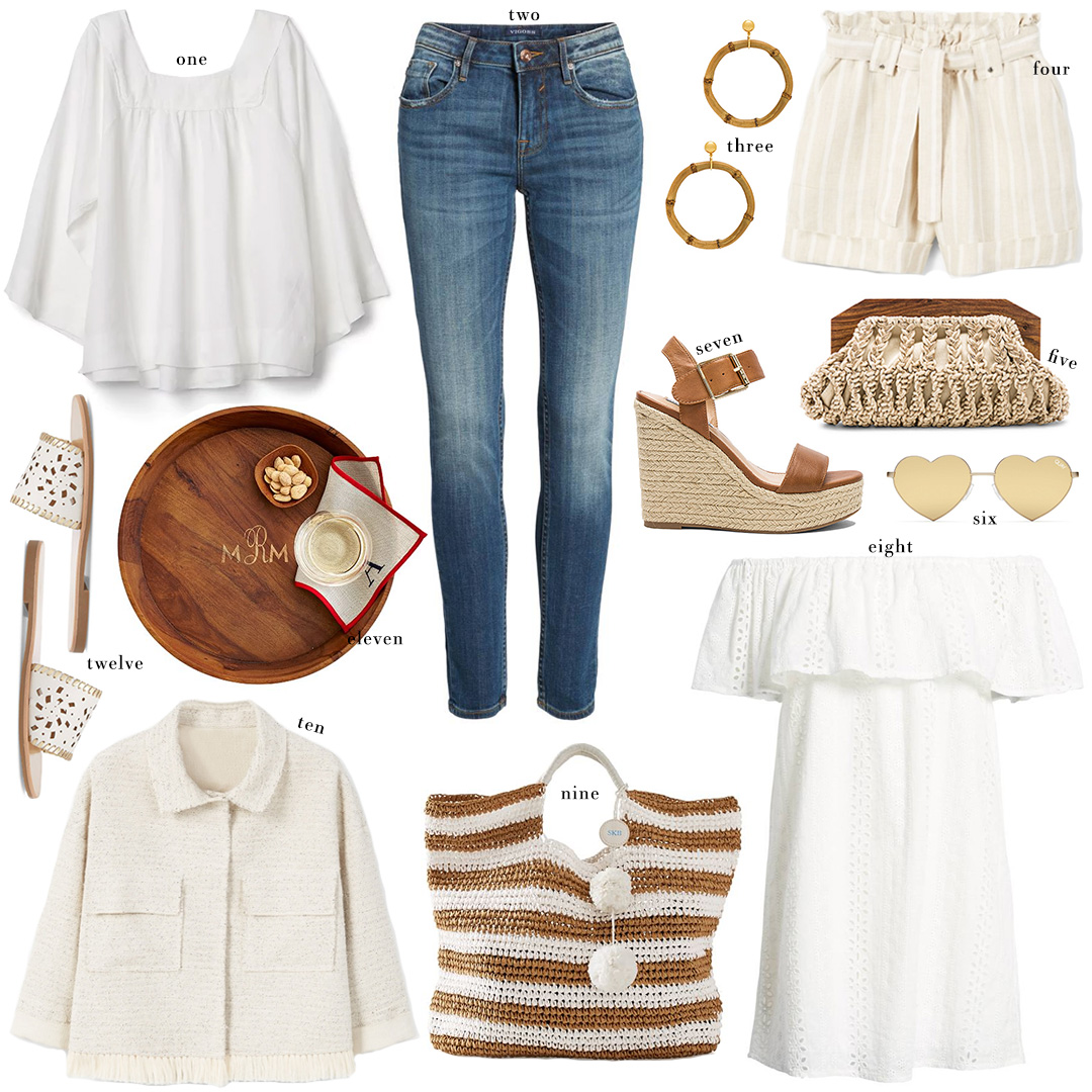 Finds Under $100 Roundup | Summer Whites and Neutral Accessories
