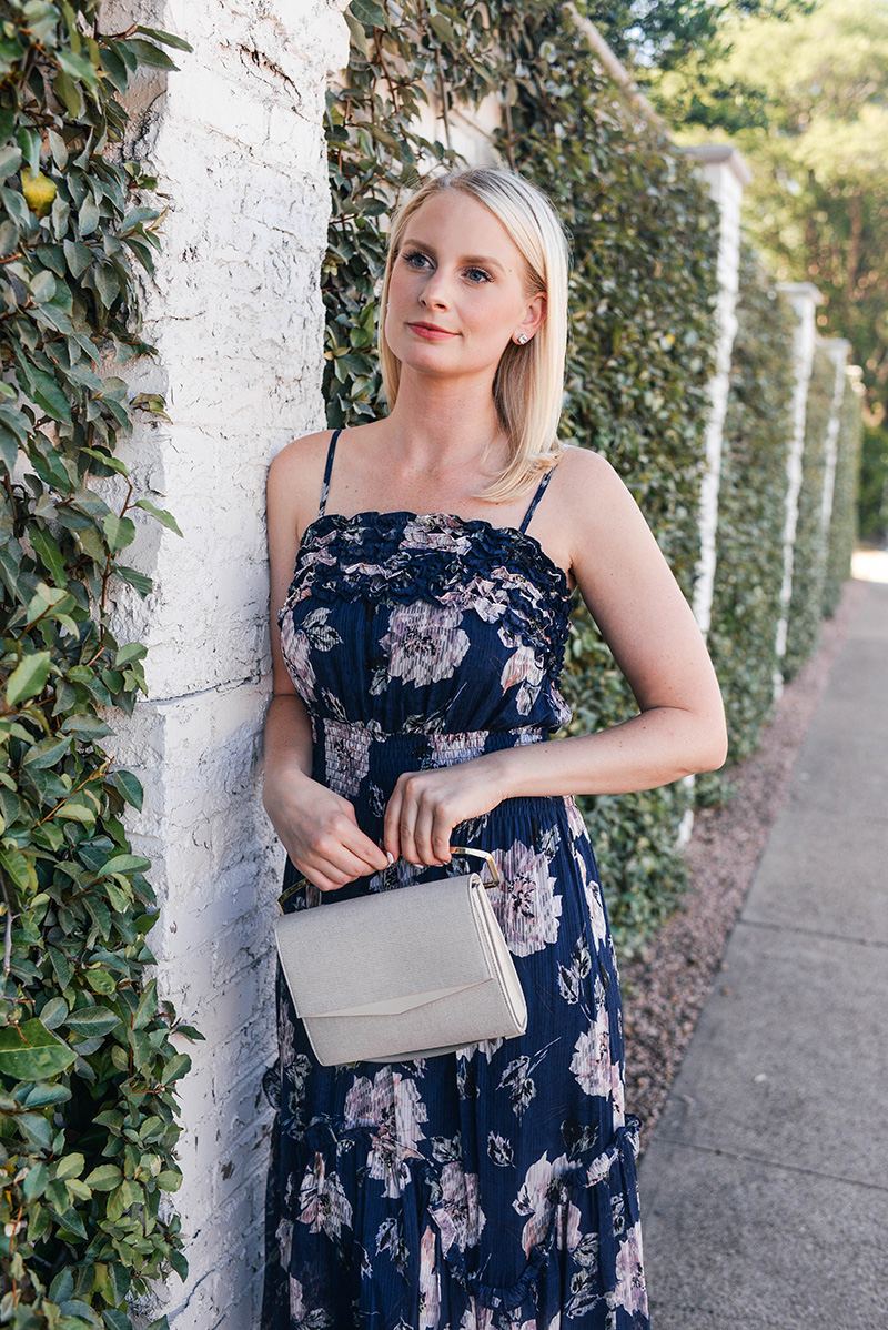 Rebecca Taylor Magnolia Floral Dress | Merritt Beck, Dallas Style Blogger