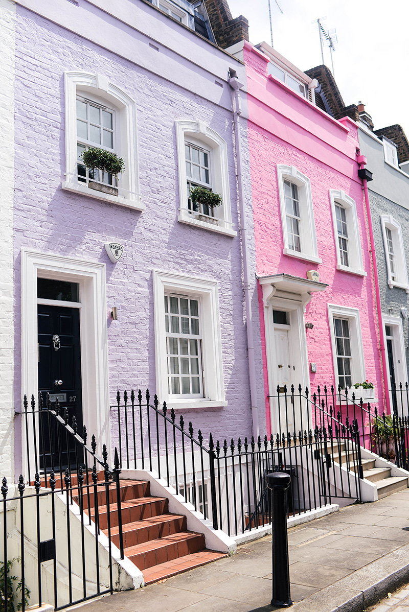 Most Colorful Street in London: Bywater Street in Chelsea