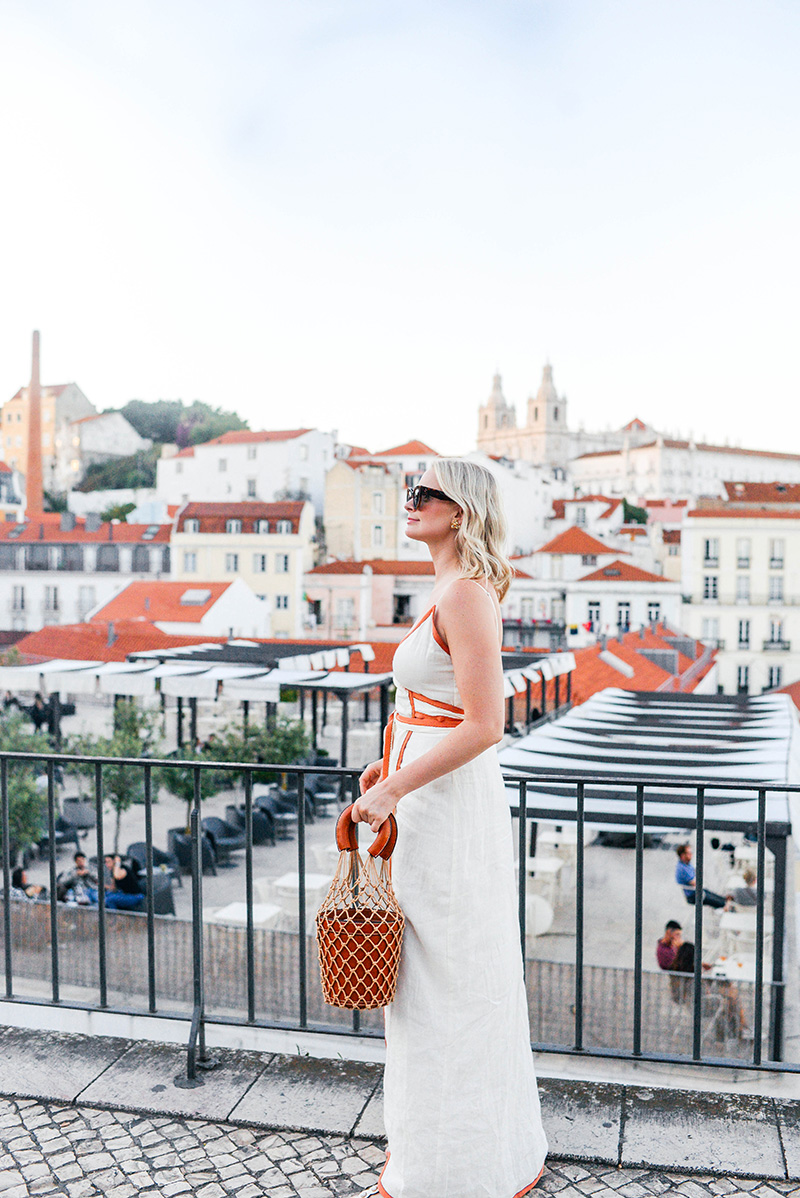 Sunsets in Lisbon | Merritt Beck wearing LPA 531 Dress