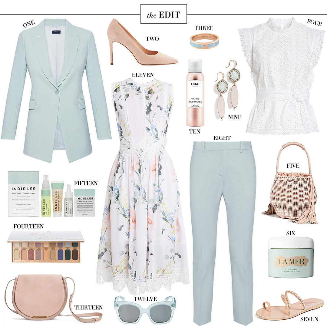 THE EDIT // TED BAKER CERLOE DRESS, THEORY OPAL GREEN BLAZER AND MORE!