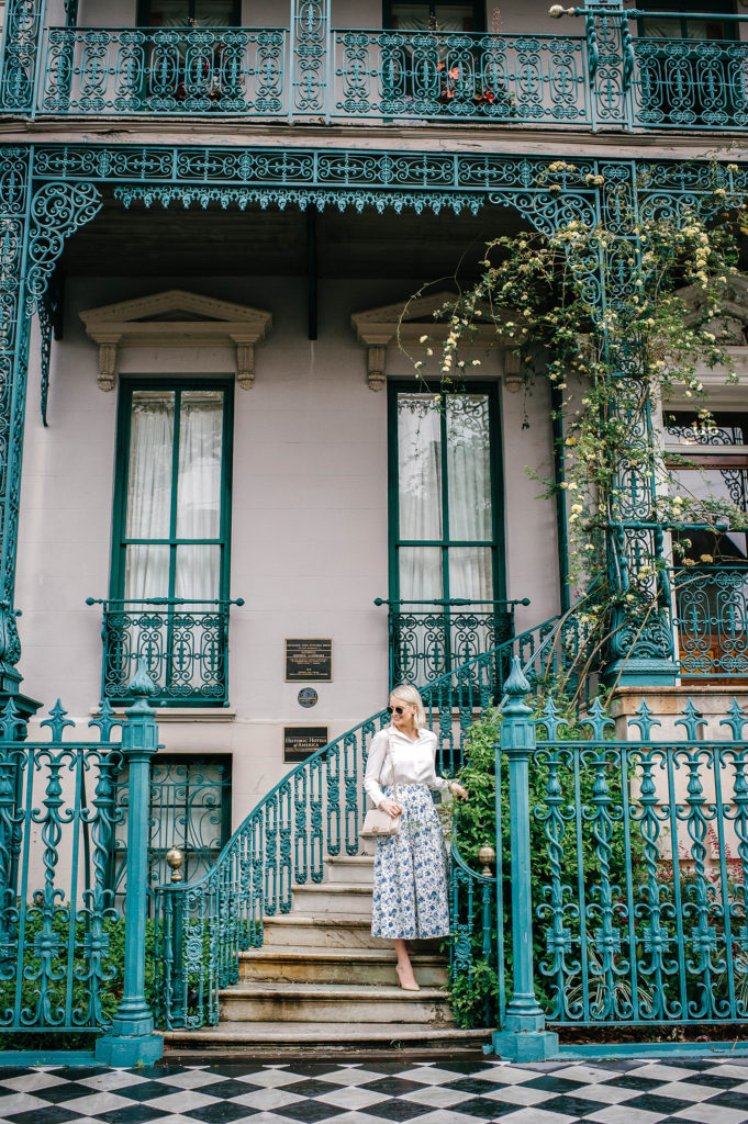 Merritt Beck, The Style Scribe | Charleston | Petersyn Floral Midi Skirt