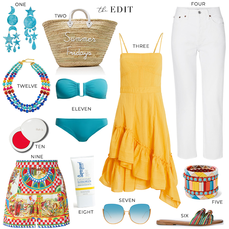THE EDIT | POOLSIDE SUMMER FRIDAYS STRAW TOTE