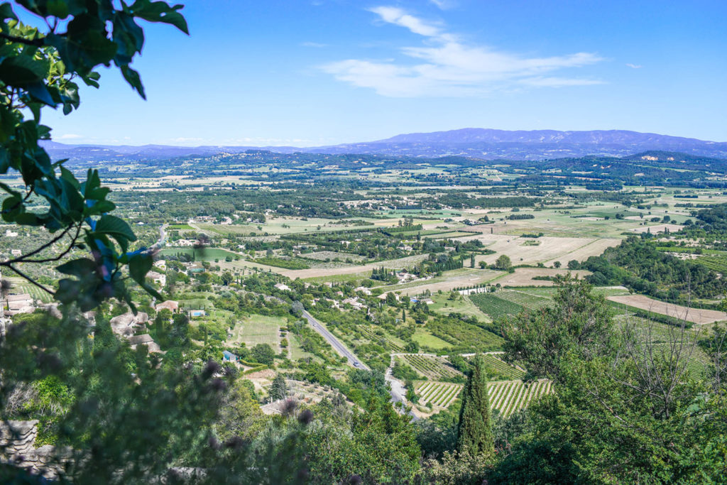 View from Gordes, France
