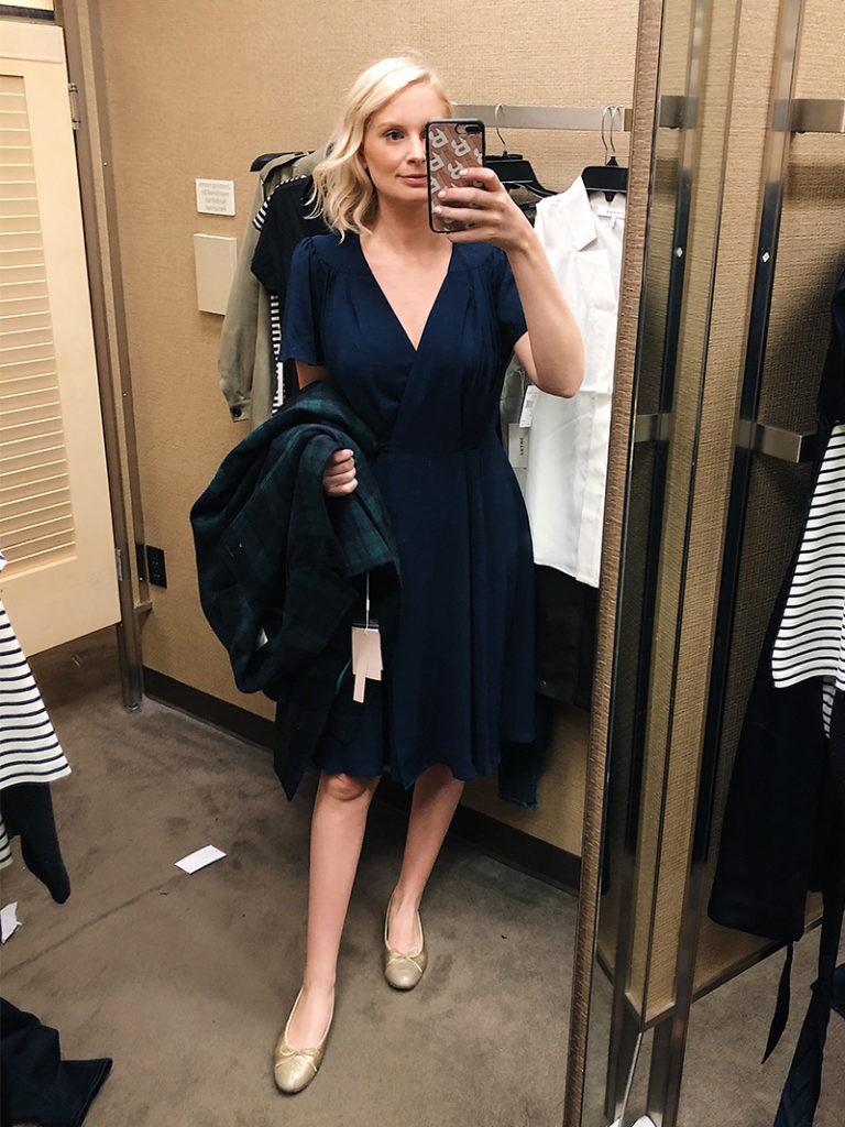 Gal Meets Glam Navy Wrap Dress | Nordstrom Anniversary Sale