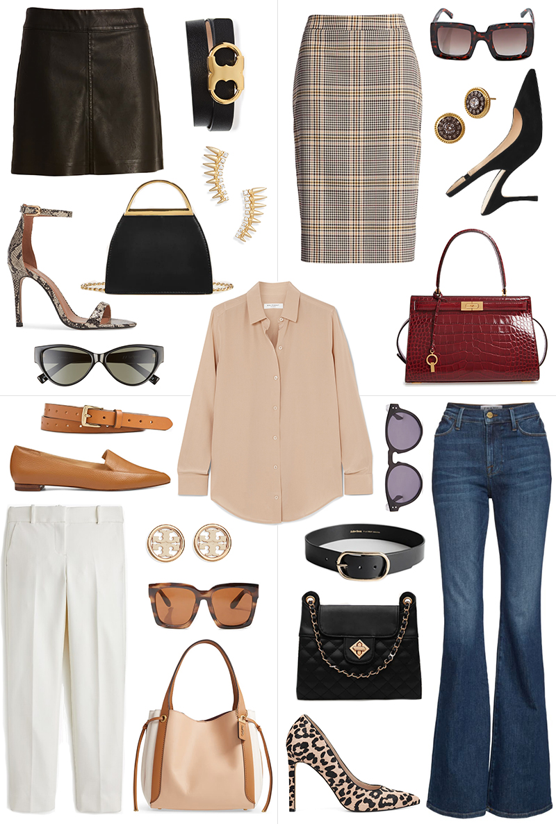 ONE PIECE STYLED FOUR WAYS // NEUTRAL BLOUSE