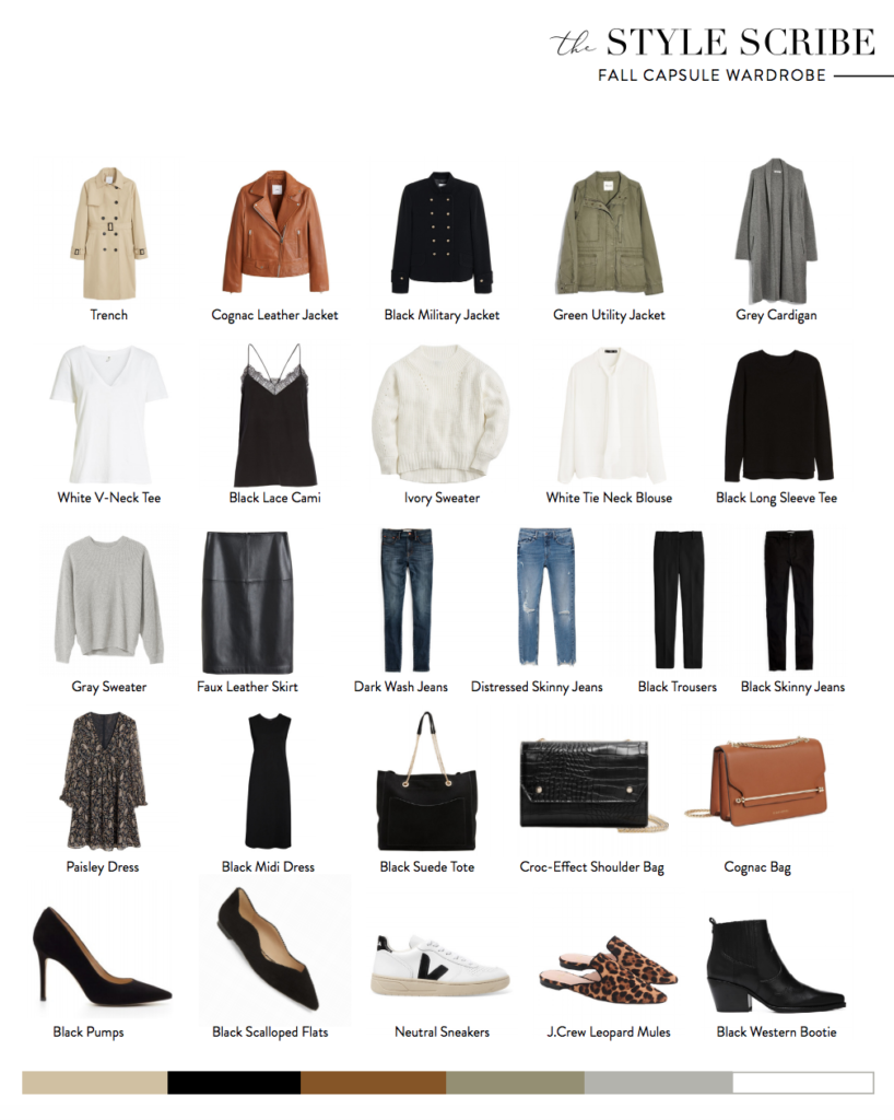 Fall 2019 Capsule Wardrobe by The Style Scribe