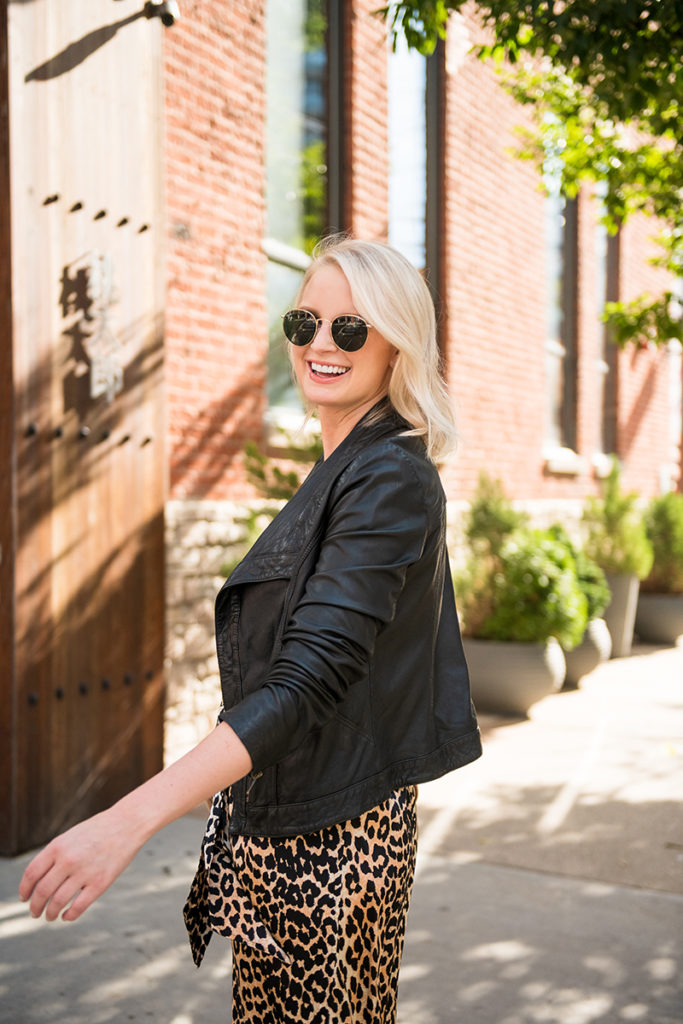Merritt Beck, Dallas Fashion Blogger | Ganni Leopard Midi Skirt