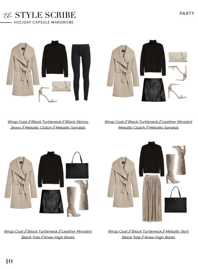 The Style Scribe 2019 Holiday/Winter Capsule Wardrobe // 27 Pieces = 150 Outfits