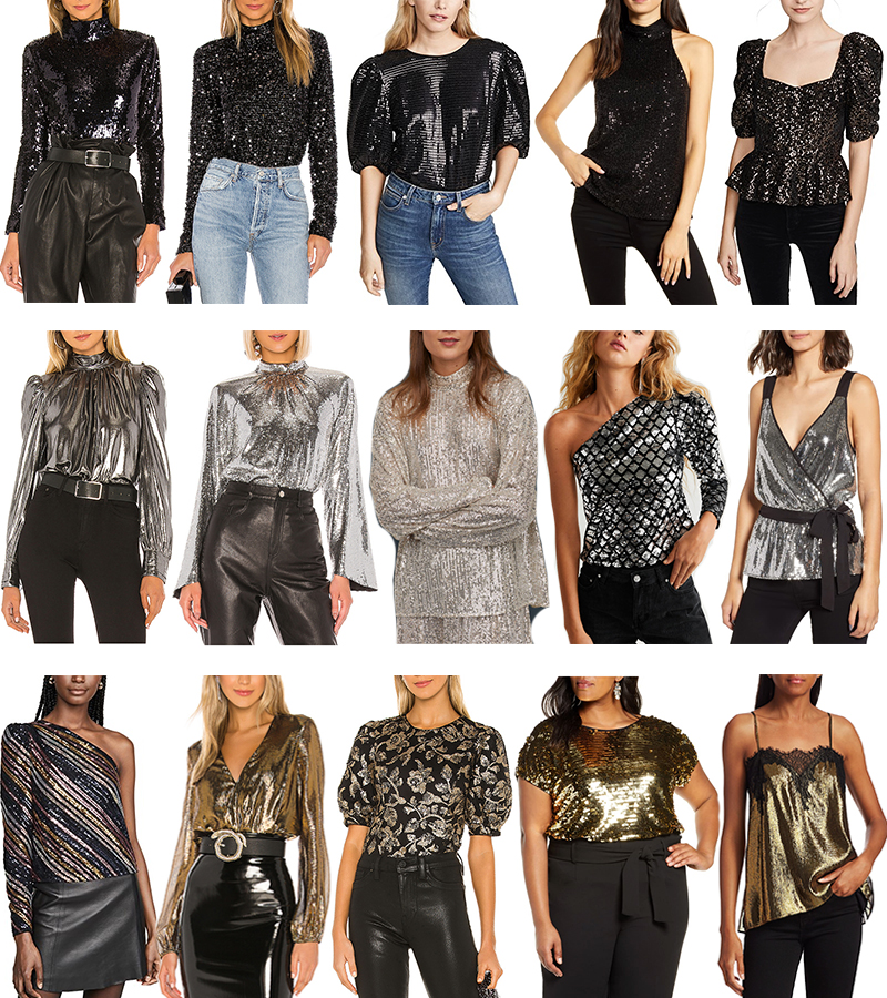 New Year's Eve Sequin Tops