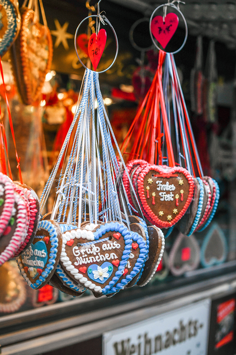 Munich, Germany Christmas Markets // Gingerbread Hearts