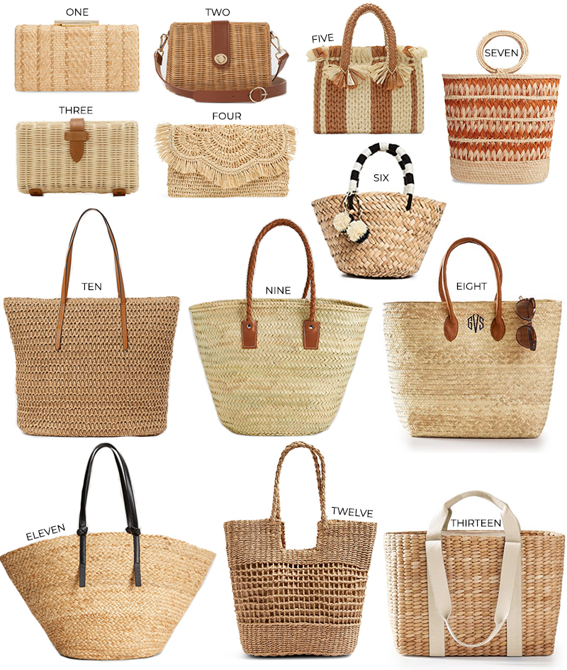 BEST STRAW, RAFFIA AND WOVEN BAGS FOR SUMMER