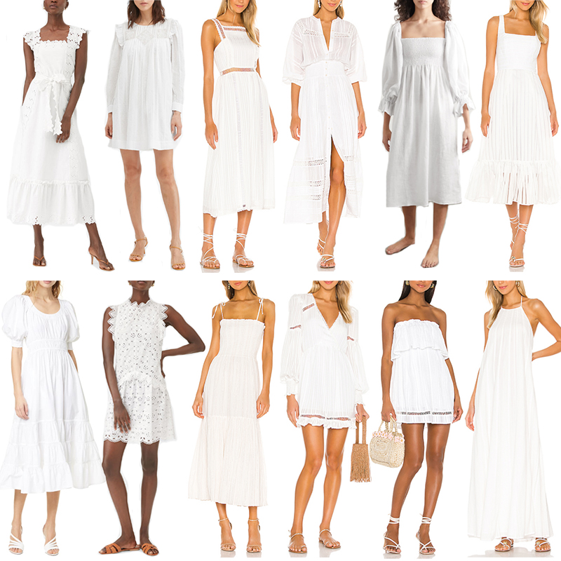 BEST WHITE DRESSES FOR SUMMER