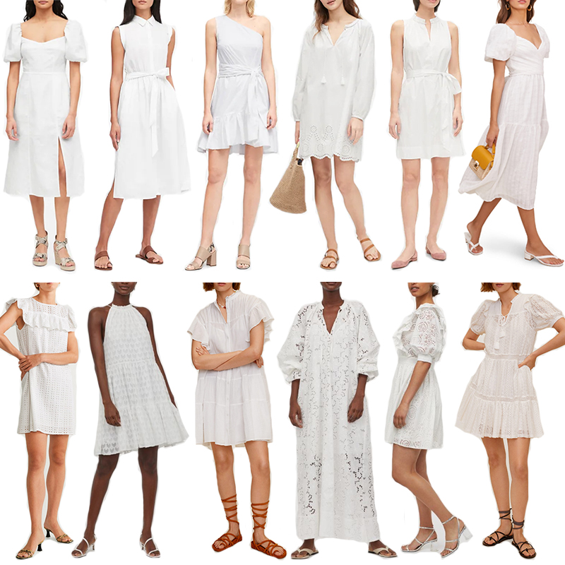 BEST WHITE DRESSES FOR SUMMER 2020