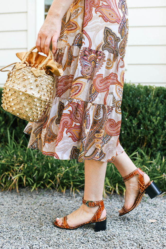 PAISLEY DRESS FOR FALL TWO WAYS