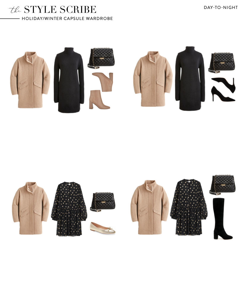 HOLIDAY/WINTER 2020 CAPSULE WARDROBE // THE STYLE SCRIBE