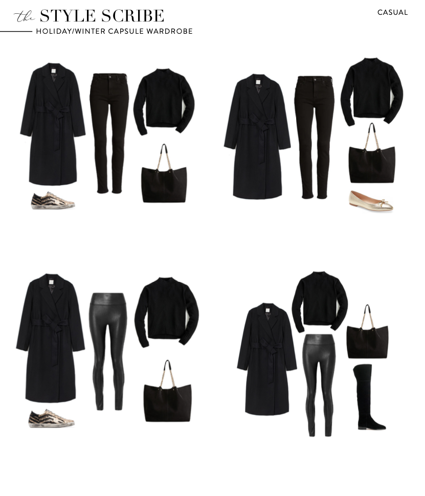 HOLIDAY/WINTER 2020 CAPSULE WARDROBE // THE STYLE SCRIBE