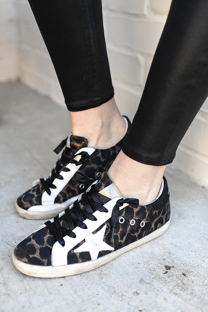 THE STYLE SCRIBE // GOLDEN GOOSE LEOPARD SNEAKERS