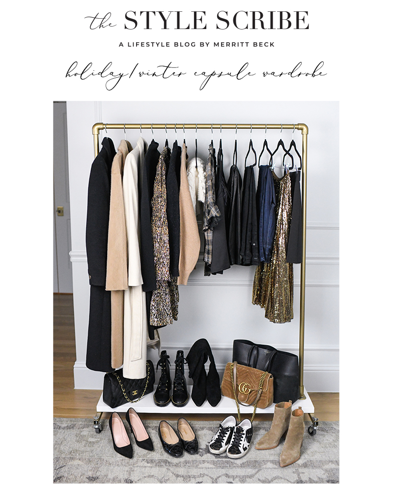 THE STYLE SCRIBE BY MERRITT BECK // HOLIDAY WINTER 2021 CAPSULE WARDROBE
