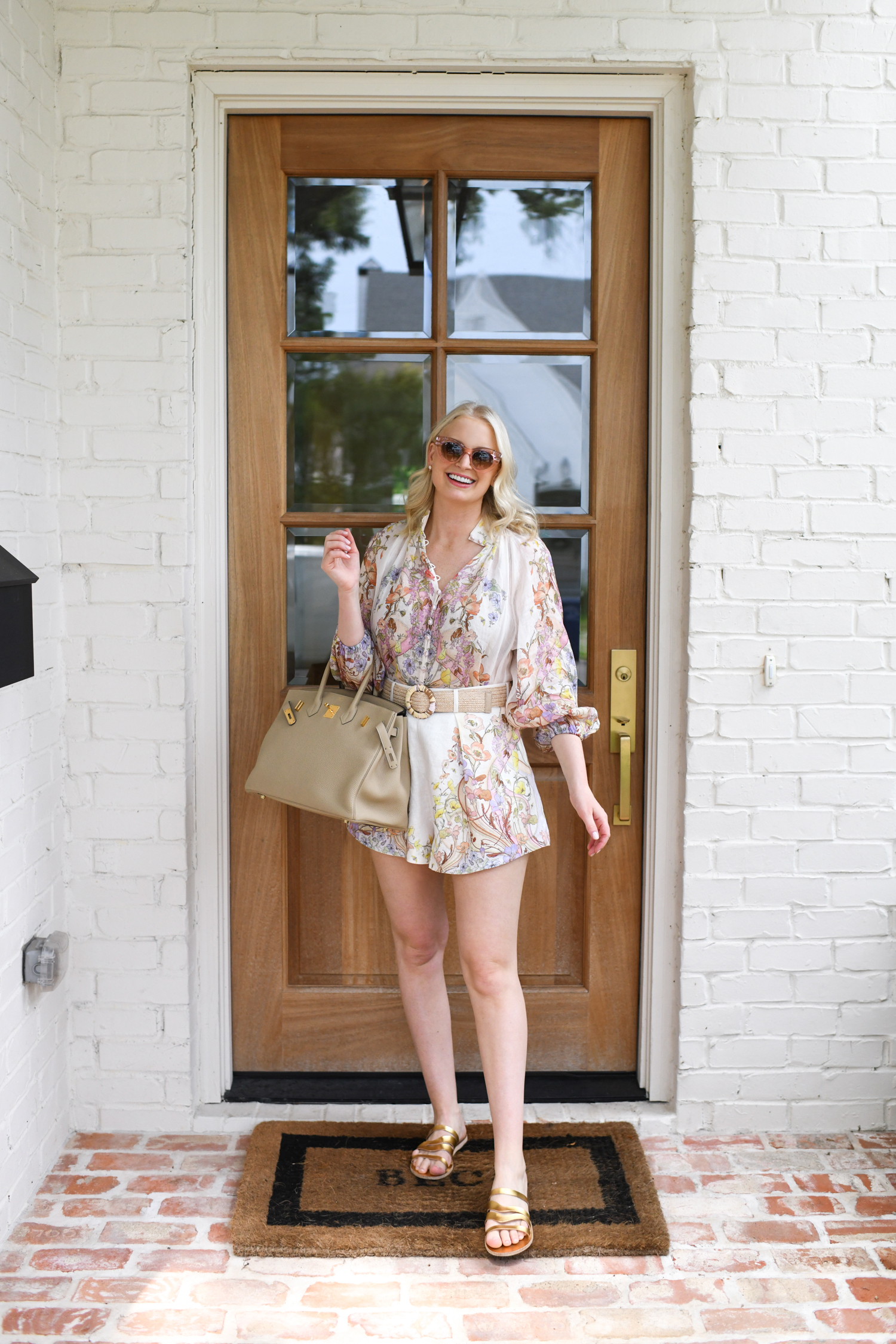 THE STYLE SCRIBE // ZIMMERMANN JEANNIE FLORAL BLOUSE AND SHORTS