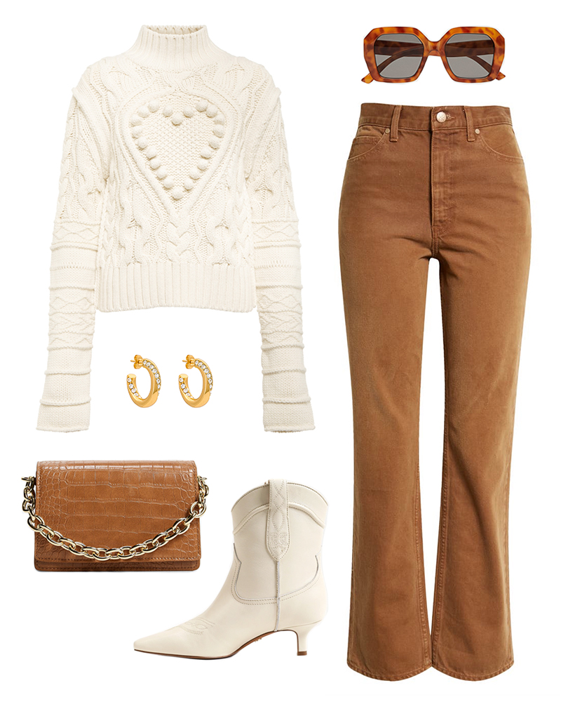 FALL OUTFIT INSPIRATION // IVORY + CAMEL CHIC WEEKEND LOOK