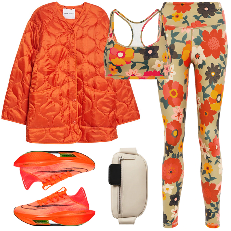 ATHLEISURE OUTFIT INSPO // TORY SPORT FLORAL PRINT SET